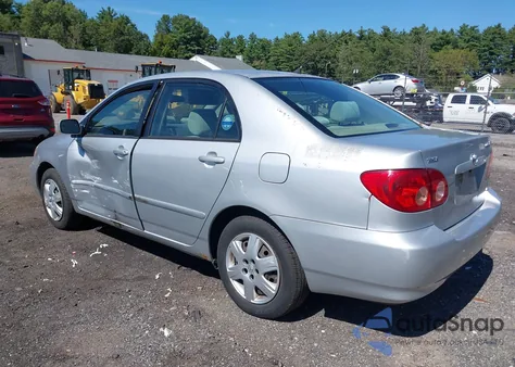 2007 Toyota Corolla Le из США, поврежденный, VIN JTDBR32E270125780